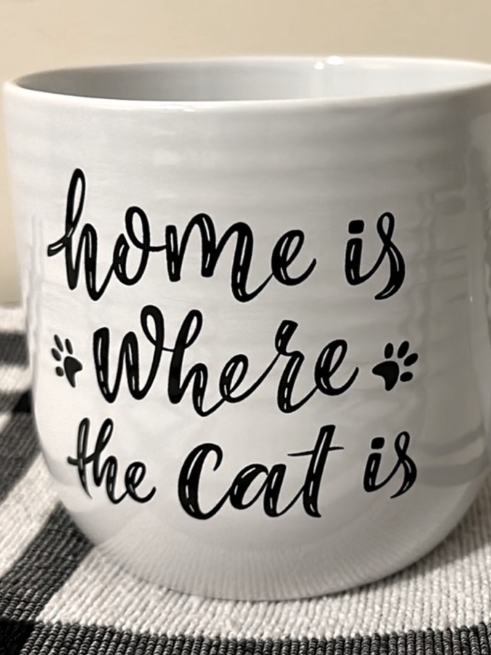 “Home is Where the Cat is” Ceramic Mug”~NEW!